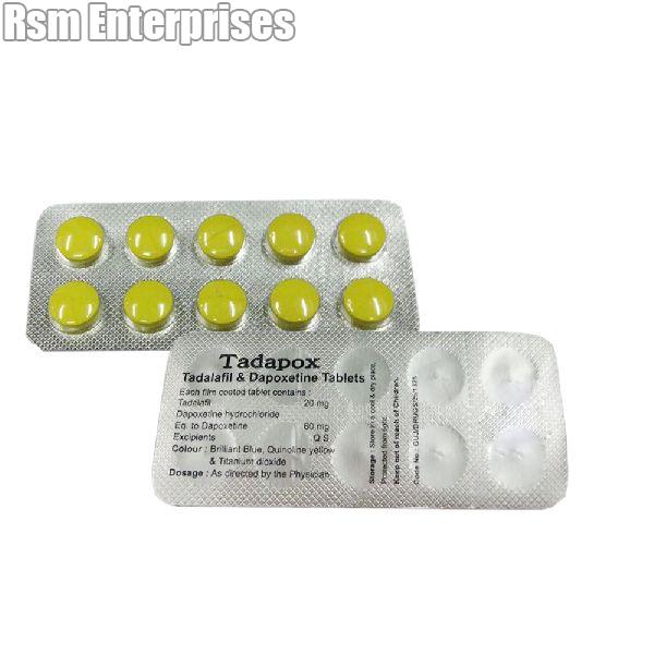 Tadafox 20 mg tadalafil 60mg dapoxetine